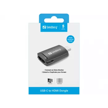USB-C uz HDMI pārveidotājs Sandberg 136-34