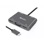 Sandberg USB-C dokstacija 2xHDMI+1xVGA+USB+PD
