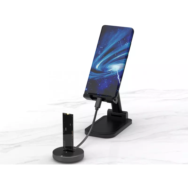 Sandberg USB 3.2 Dock for M.2+NVMe SSD 4TB Melns