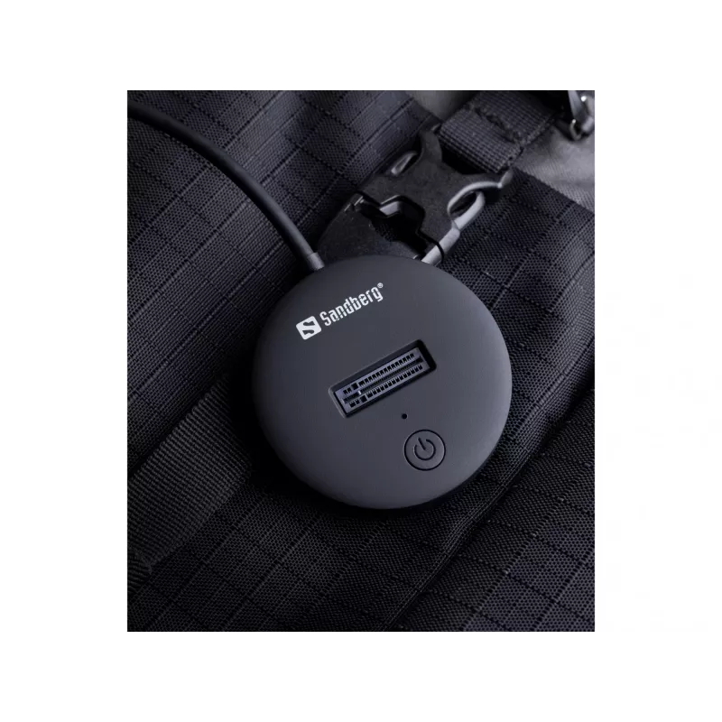 Sandberg USB 3.2 Dock for M.2+NVMe SSD 4TB Melns