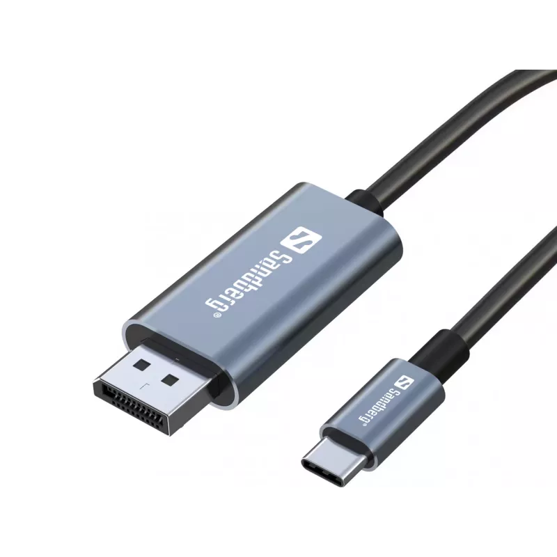 Sandberg USB-C uz DisplayPort kabelis 2M USB Type-C DisplayPort 2m