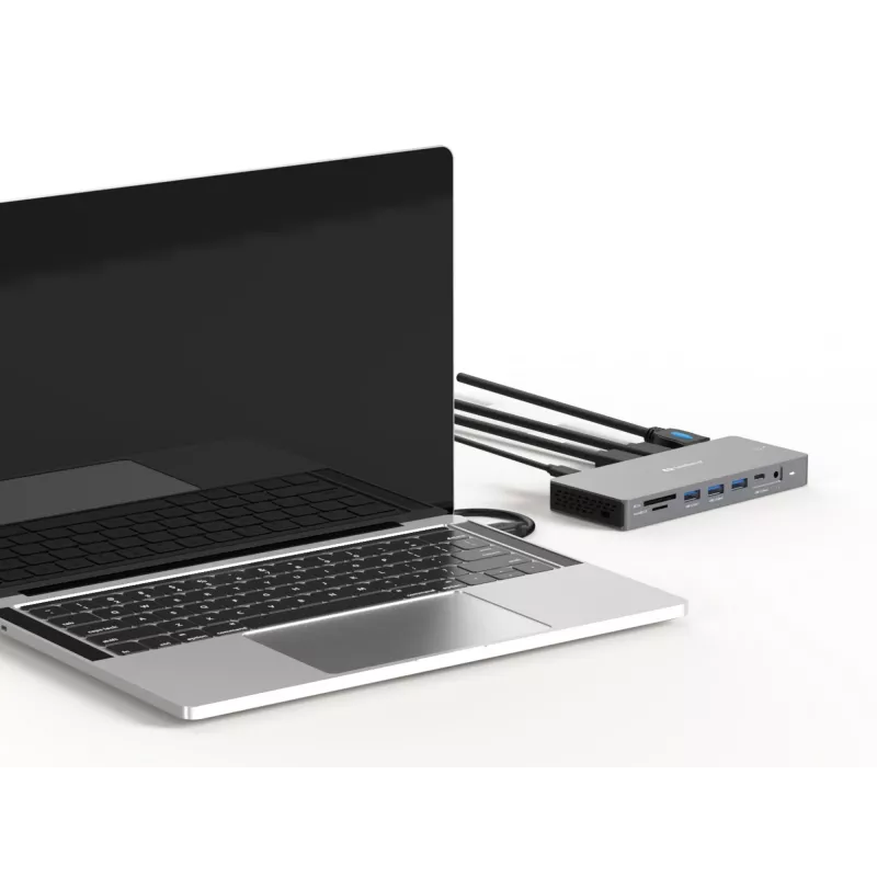 Sandberg USB-C 13in1 DockingStation Pro vadu USB 3.2 Gen 1 Type-C