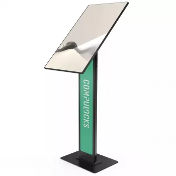Compulocks Brandable VESA Floor Stand ekrāniem līdz 32 collām melns