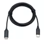 Jabra Link pagarinātāja vads: USB-C uz USB-C, 1,2 m, USB C, USB C, melns