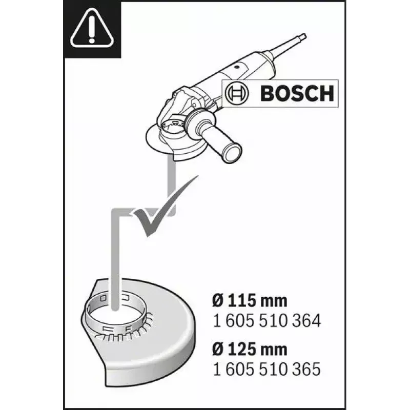 Putekļu nosūkšanas piederums Bosch GDE 115/125 FC-T Professional