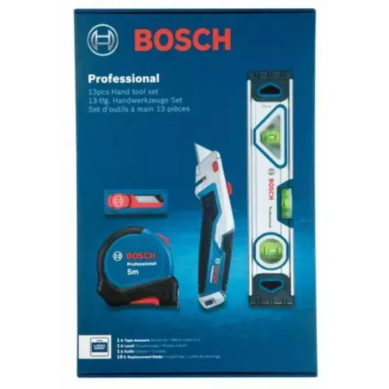 Bosch 1 600 A02 7M3 mehāniķa instrumentu komplekts 13 instrumenti