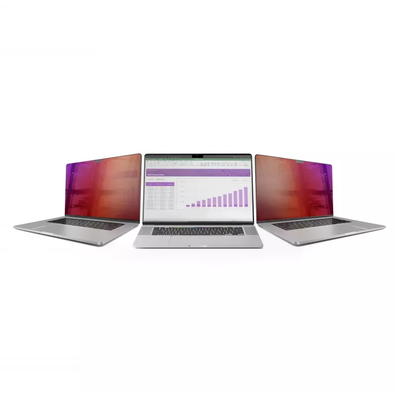 StarTech.com 16 collu MacBook Pro 21/23 privātuma ekrāns, zelta filtrs ar uzlabotu privātumu, datora drošības vairogs, abpusējs ekrāna aizsargs, +/- 30°