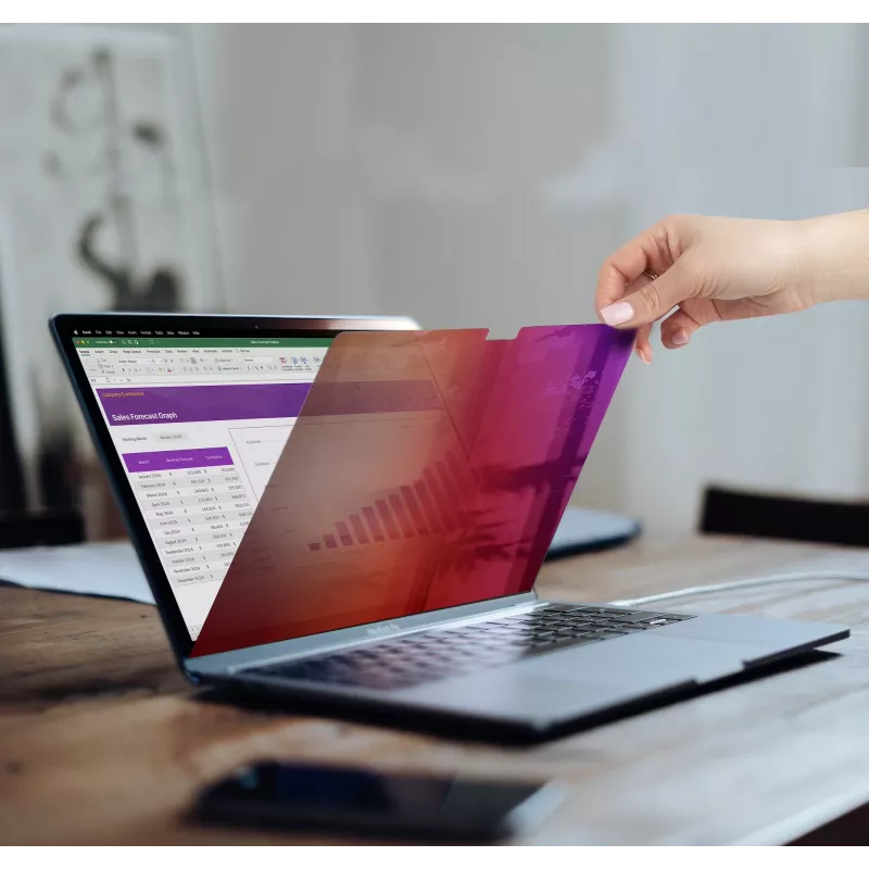 StarTech.com 16 collu MacBook Pro 21/23 privātuma ekrāns, zelta filtrs ar uzlabotu privātumu, datora drošības vairogs, abpusējs ekrāna aizsargs, +/- 30°