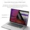 StarTech.com 16 collu MacBook Pro 21/23 privātuma ekrāns, zelta filtrs ar uzlabotu privātumu, datora drošības vairogs, abpusējs ekrāna aizsargs, +/- 30°