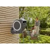 Wall-mounted reel Gardena RollUp Automatic Melns pelēka