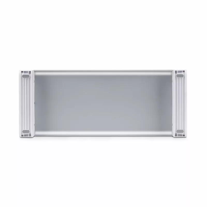 StarTech.com Ergonomic Monitor Riser Stand, Up to 33lb/15kg, Fixed height 3.5in/9cm, Desktop Computer Monitor/Laptop Riser, Steel Platform, Quick Assembly, Optimize Desk Space