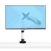 StarTech.com Monitora galda stiprinājums 27 inch 16:9 vai 30 inch 21:9 īpaši platleņķa ekrāniem, VESA 75x75/100x100, bezinstrumentu sviras regulēšana, C-skava/caurules stiprinājums, atsperes palīgmehānisma svira