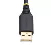 StarTech.com 1 pēda (30 cm) USB uz Null Modem seriālo adaptera kabelis, COM saglabāšana, FTDI, USB-A uz DB9 RS232, maināmi DB9 uzgriežņi/skrūves, Windows/macOS/Linux