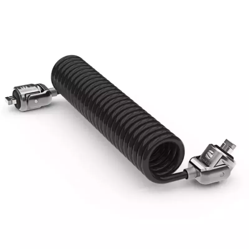 Security kabelis Lock Compulocks CL02H Dual Head Coiled T-bar