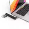 Security kabelis Lock Compulocks CL02H Dual Head Coiled T-bar