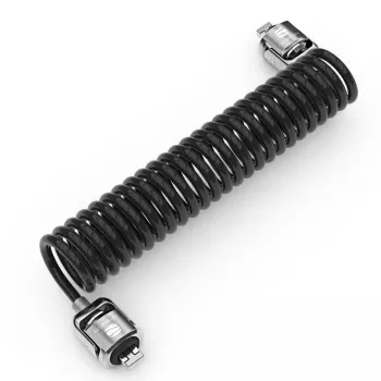 Security kabelis Lock Compulocks CL02H Dual Head Coiled T-bar