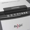 Rexel Optimum AutoFeed+ 150M papīra smalcinātājs, mikro griezums, 55 dB, 22 cm, melns, pelēks