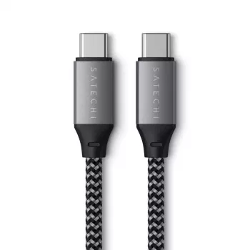 USB-C uz USB-C kabelis Satechi ST-TCC2MM — 2 m, melns/pelēks, 0,48 Gbit/s