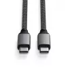 USB-C uz USB-C kabelis Satechi ST-TCC2MM — 2 m, melns/pelēks, 0,48 Gbit/s