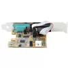 StarTech.com 2 portu PCI Express seriālā karte, divportu PCIe uz RS232 (DB9) seriālā karte, 16C1050 UART, standarta vai zema profila kronšteini, COM saglabāšana, operētājsistēmai Windows un Linux