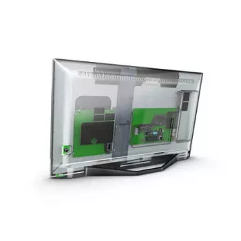 Philips 24HFL3014P/12 TV 61 cm (24 collas) HD melns, caurspīdīgs 250 cd/m²
