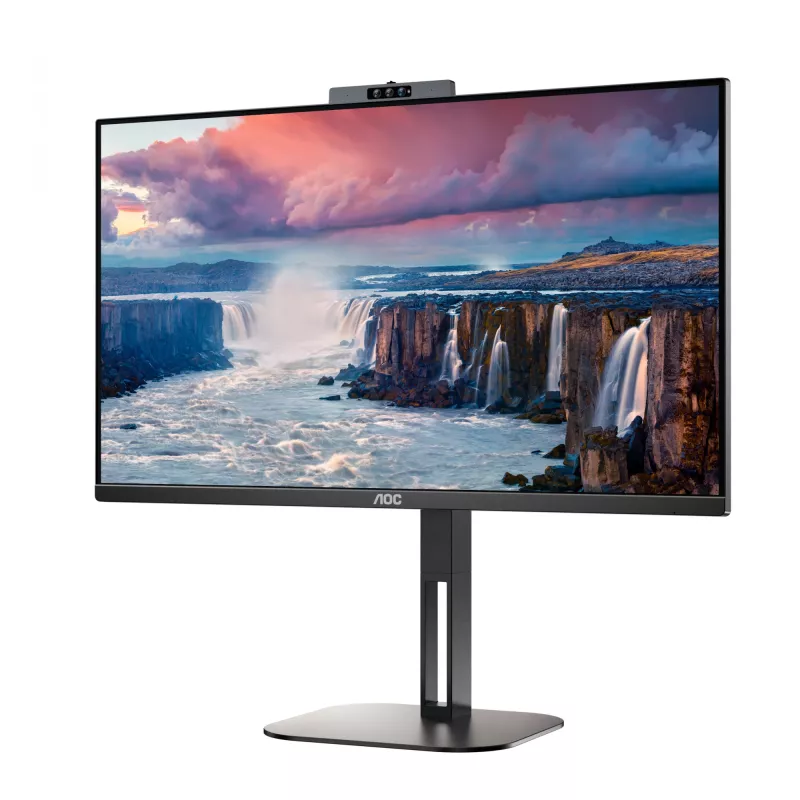 AOC V5 24V5CW/BK datora monitors 60,5 cm (23,8 collas) 1920 x 1080 pikseļi Full HD LED Melns