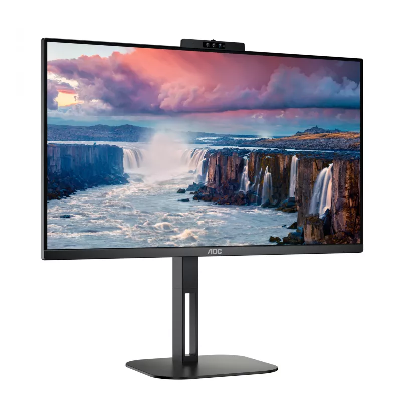 AOC V5 24V5CW/BK datora monitors 60,5 cm (23,8 collas) 1920 x 1080 pikseļi Full HD LED Melns