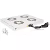 Dzesēšanas ventilators ROLINE 19 collu jumta ventilatora bloks 4 ventilatori Termostats pelēks