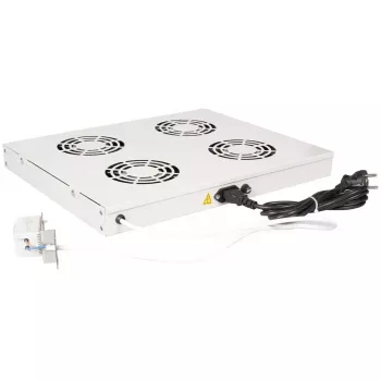 Dzesēšanas ventilators ROLINE 19 collu jumta ventilatora bloks 4 ventilatori Termostats pelēks