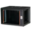 ROLINE 19 collu pie sienas stiprināms statīvs Pro 7U, 600x450 mm PxM, melns, atslēgas slēdzene, IP20