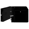 Sienas stiprinājuma skapis ROLINE Pro 7U 600x600 PxD divdaļīgs grozāms melns, IP20, 50 kg