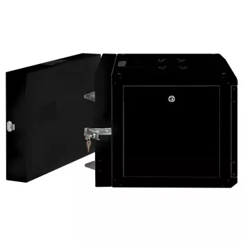 Sienas stiprinājuma skapis ROLINE Pro 7U 600x600 PxD divdaļīgs grozāms melns, IP20, 50 kg