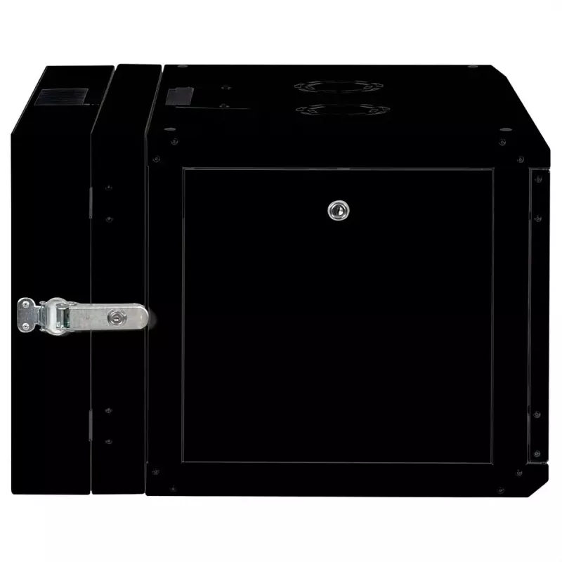 Sienas stiprinājuma skapis ROLINE Pro 7U 600x600 PxD divdaļīgs grozāms melns, IP20, 50 kg