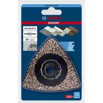 Bosch Expert AVZ 90 RT2 2608900045 delta slīpēšanas plātne, 90 mm, graudainība 20