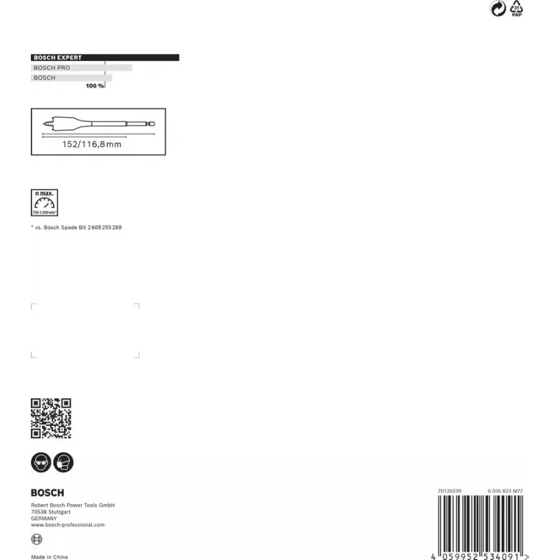 Bosch 2 608 900 334 urbja uzgalis Plakanurbja uzgaļu komplekts 7 gab.