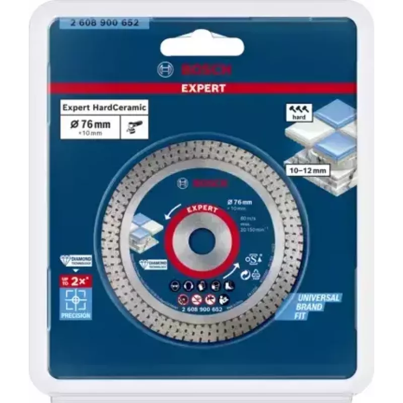 Bosch 2 608 900 652 rotējošā instrumenta slīpēšanas/slīpēšanas piederums flīzēm, keramikai, akmens griešanas disks