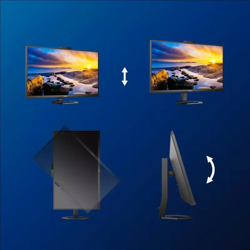 Philips 5000 sērijas 27E1N5600HE/00 datora monitors 68,6 cm (27 collas) 2560 x 1440 pikseļi Quad HD LCD Melns