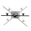 StarTech.com Crossbar dubultā monitoru galda statīvs diviem 27 collu ekrāniem, VESA stiprinājums 75x75/100x100, bezinstrumentu augstuma regulēšana, līdz 13,2 mārciņām (6 kg) uz displeju