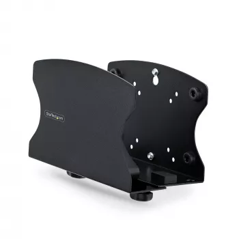 StarTech.com datora sienas stiprinājuma kronšteins, piemērots galddatoriem līdz 18 kg, bezinstrumentu regulēšana 1,9–7,8 collas (50–200 mm), lielas slodzes sienas plaukts/turētājs datora korpusam/tornim