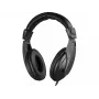 Sandberg Saver MiniJack Headphone Large, vadu, zvani/mūzika, 20–20000 Hz, 270 g, austiņas, melnas