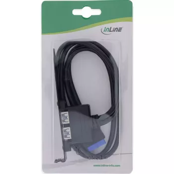 InLine spraugas kronšteins 2x USB 3.0 A sievišķā / iekšējais mātesplates spraudnis 0,5 m