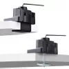 StarTech.com Trīskāršs monitoru galda stiprinājums līdz trim 27 collu ekrāniem, VESA 75x75/100x100, bezinstrumentu sviras regulēšana, C-skava/caurules stiprinājums, ar atsperēm aprīkotas sviras