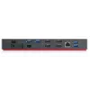 Lenovo 40AN0135EU klēpjdatora dokstacija/portu replikators Vadu Thunderbolt 3 Melns, Sarkans
