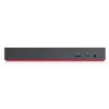 Lenovo 40AN0135EU klēpjdatora dokstacija/portu replikators Vadu Thunderbolt 3 Melns, Sarkans