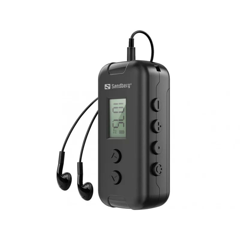 Pārnēsājams radio Sandberg 421-00 FM 76-109 MHz Melns