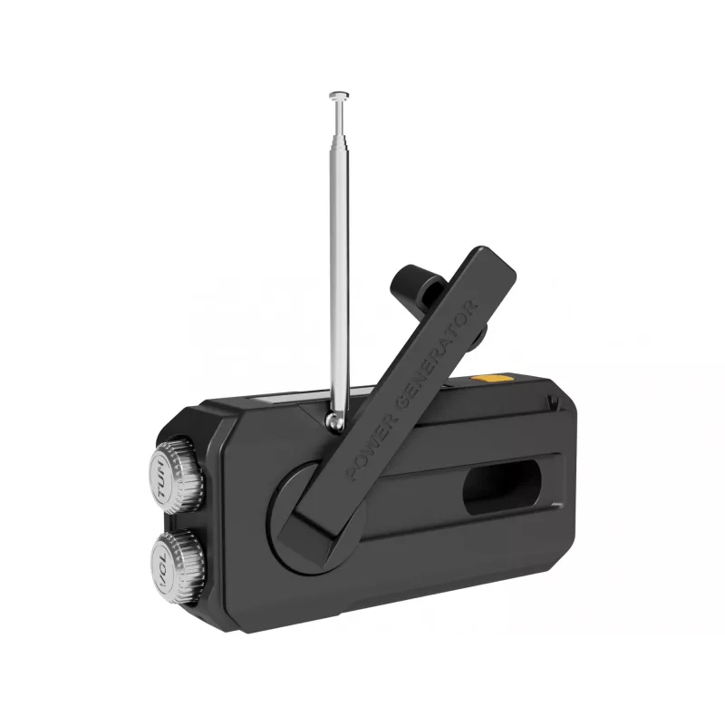 Sandberg Survivor Radio All-in-1 2000, portatīvs, AM, FM, 87–180 MHz, 520–1710 kHz, 3 W, analogais