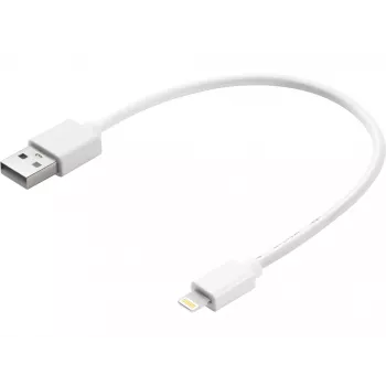 Kabelis Sandberg USB Lightning MFI 0,2m Balts