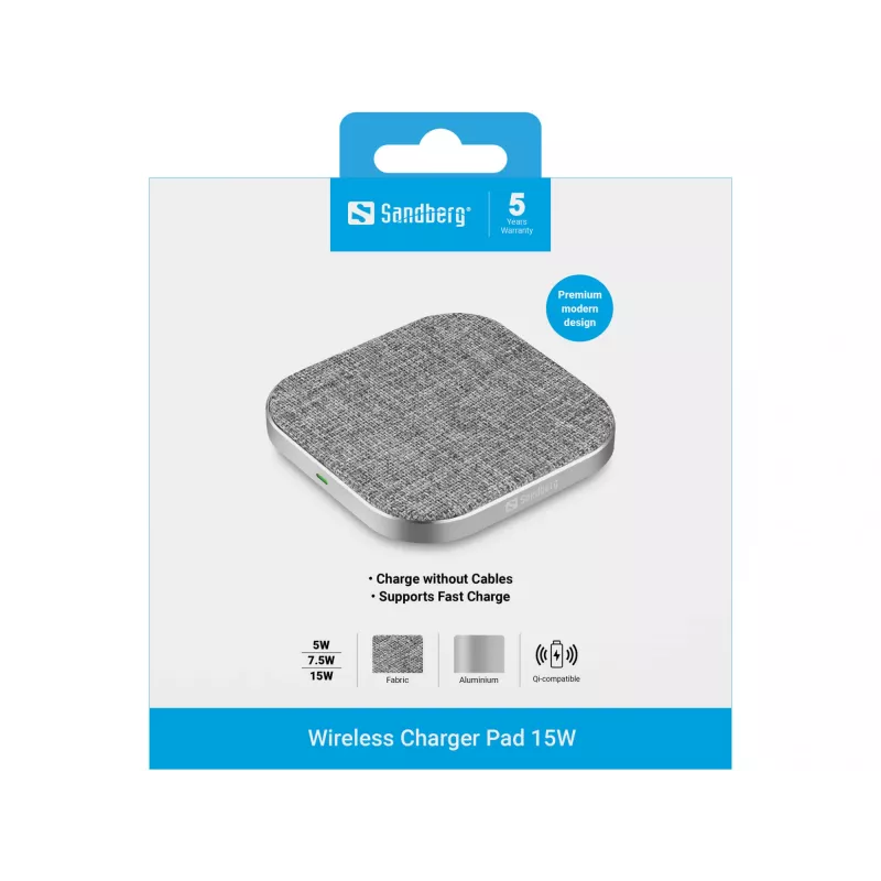 Sandberg Wireless Charger Pad 15W