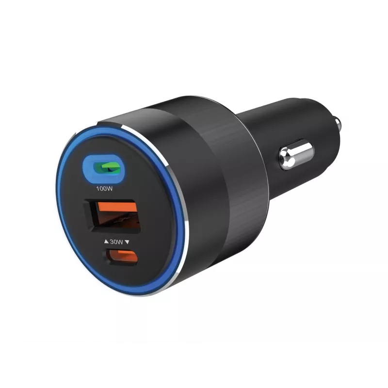Auto lādētājs Sandberg 3in1 130W USB-C PD ātrā uzlāde universāls
