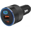 Auto lādētājs Sandberg 3in1 130W USB-C PD ātrā uzlāde universāls